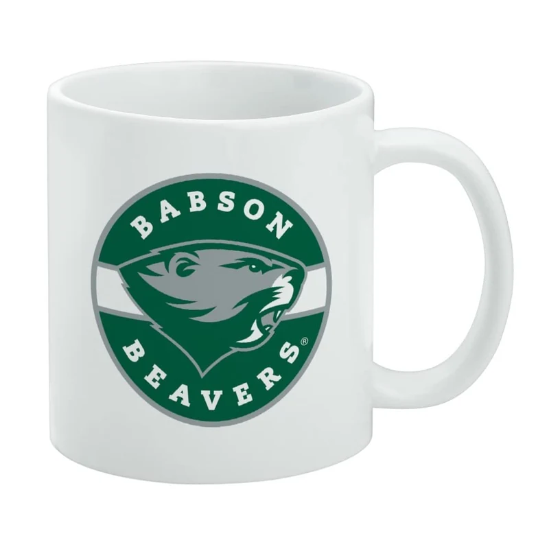 Secondary logo mug Babson Merch college merch